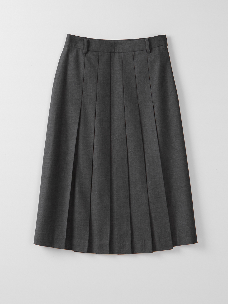 Classic pleated skirt_grey