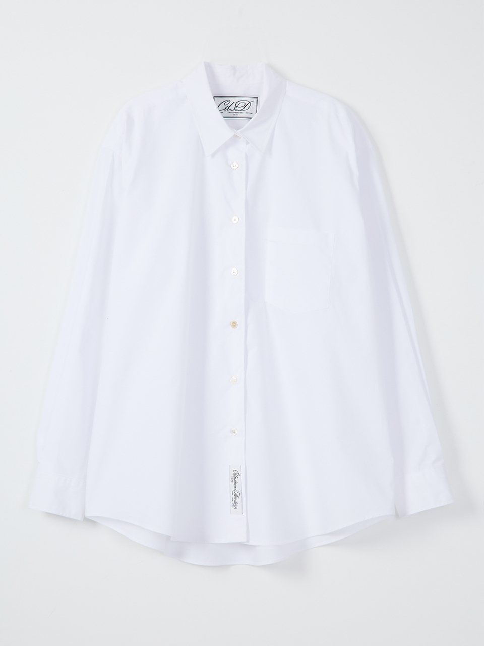 [PRE-ORDER]Signature oversize shirts_white