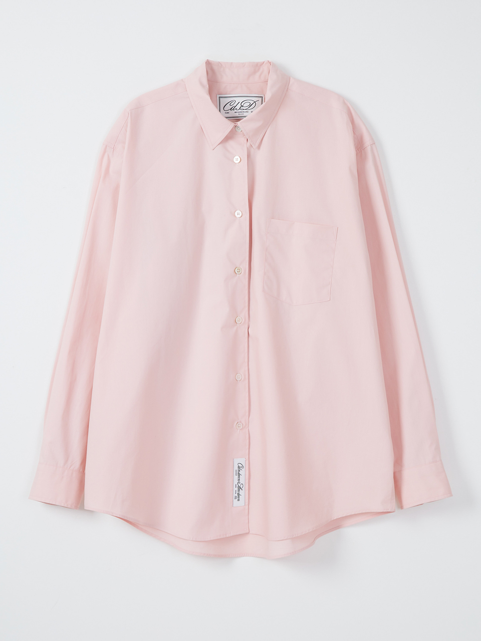 Signature oversize shirts_pink  (3월초 재입고 예정)