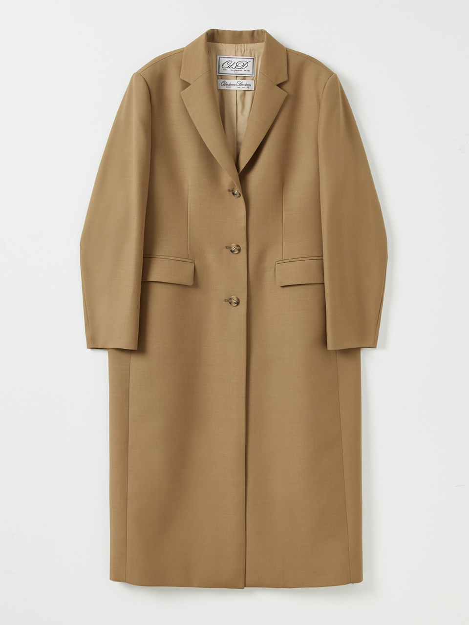[PRE-ORDER]Wool-blend single coat_brown