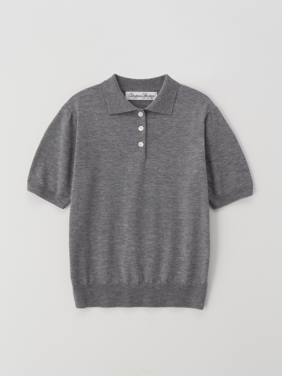 Classic polo merino-wool knitwear_m.grey(여유수량 오픈/바로발송)