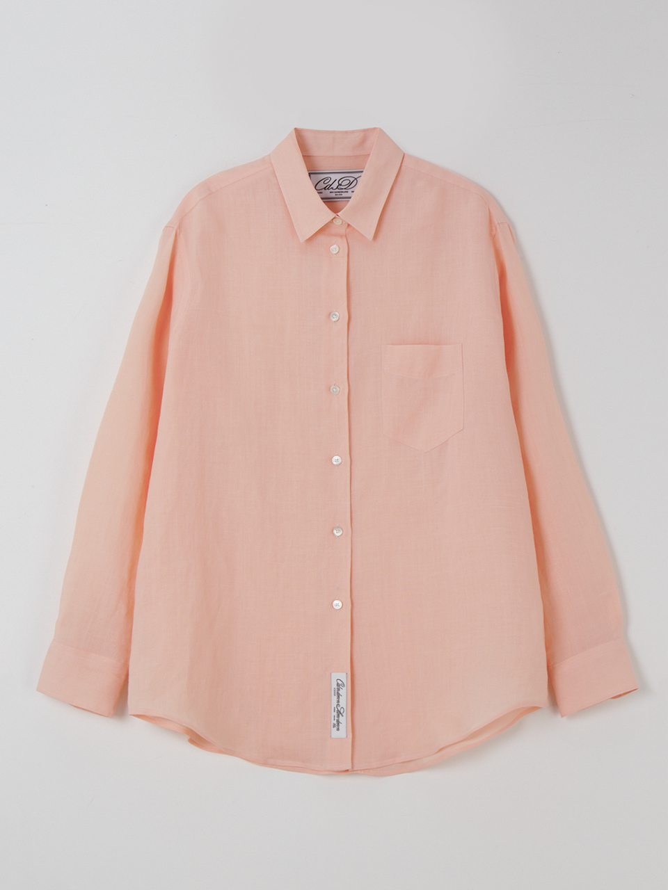Classic linen shirts_pink