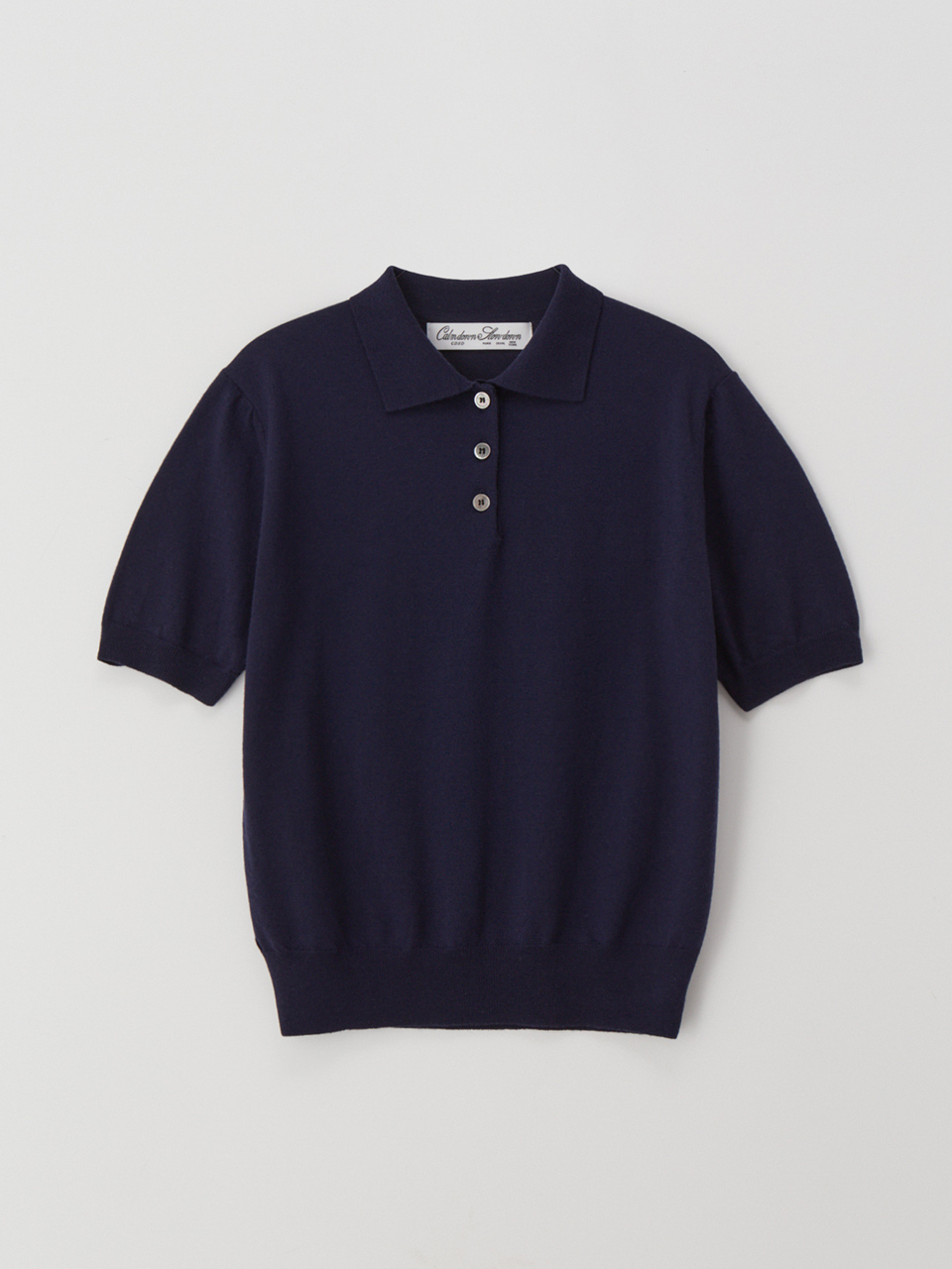 Classic polo merino-wool knitwear_d.navy(여유수량 오픈/바로발송)